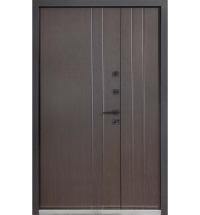 Двери ТМ Булат серия ТЕРМО HOUSE модель 710/265 1200 Венге темный/венге темный