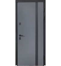 Двери ТМ Булат серия КОТЕДЖ Kale модель 710/265 Metalic Grey/Титан