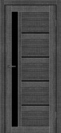 Межкомнатные двери ТМ MSDoors коллекция HOLST модель Alabama стекло черное