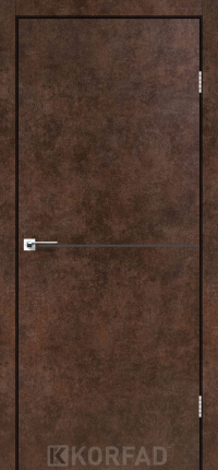 Mежкомнатные двери ТМ KORFAD коллекция DECO LOFT PLATO модель DLP-01 обычная кромка