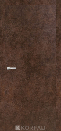 Mежкомнатные двери ТМ KORFAD коллекция LOFT PLATO модель LP-01 алюминиевая кромка