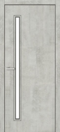 Межкомнатные двери ТМ MSDoors коллекция SIMPLE модель Takoma ПВХ стекло сатин