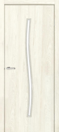 Межкомнатные двери ТМ MSDoors коллекция SIMPLE модель Denver Экошпон стекло сатин