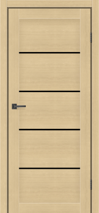 Межкомнатные двери ТМ MSDoors коллекция FASHION модель Montana стекло черное