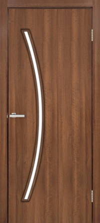 Межкомнатные двери ТМ MSDoors коллекция SIMPLE модель Ostin ПВХ стекло сатин