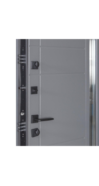 Двери ТМ Булат серия КОТЕДЖ Kale модель 705/431 Metalic Grey/Титан