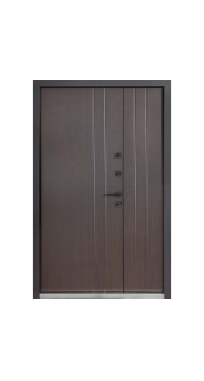Двери ТМ Булат серия ТЕРМО HOUSE модель 710/265 1200 Венге темный/венге темный