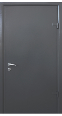 Двері вхідні ТМ Страж серія TECHNO-DOOR модель Techno-door 850/950 RAL 9975 графит