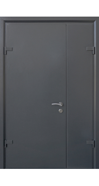 Двері вхідні ТМ Страж серія TECHNO-DOOR модель Techno-door 1200 RAL 9975 графит