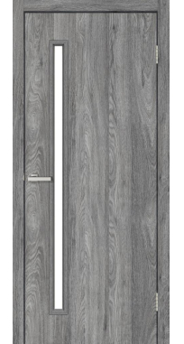 Межкомнатные двери ТМ MSDoors коллекция SIMPLE модель Takoma ПВХ стекло сатин