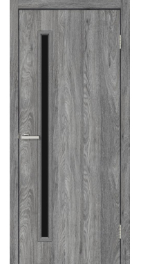 Межкомнатные двери ТМ MSDoors коллекция SIMPLE модель Takoma ПВХ стекло черное