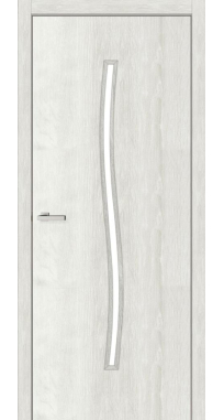 Межкомнатные двери ТМ MSDoors коллекция SIMPLE модель Denver ПВХ стекло сатин