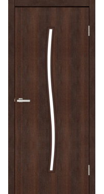 Межкомнатные двери ТМ MSDoors коллекция SIMPLE модель Denver ПВХ стекло сатин