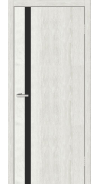 Межкомнатные двери ТМ MSDoors коллекция SIMPLE модель Sidney ПВХ стекло черное