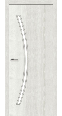Межкомнатные двери ТМ MSDoors коллекция SIMPLE модель Ostin ПВХ стекло сатин