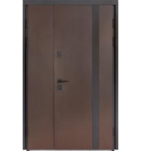 Двери ТМ Булат серия ТЕРМО HOUSE модель 710/265 1200 Венге темный/венге темный