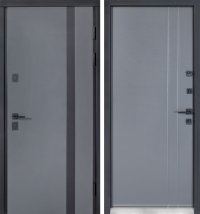 Двери ТМ Булат серия КОТЕДЖ Kale модель 710/265 Metalic Grey/Титан