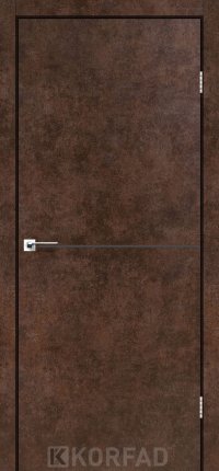 Mежкомнатные двери ТМ KORFAD коллекция DECO LOFT PLATO модель DLP-01 обычная кромка