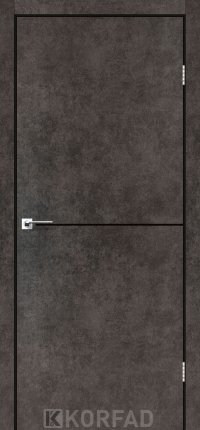 Mежкомнатные двери ТМ KORFAD коллекция DECO LOFT PLATO модель DLP-01 обычная кромка