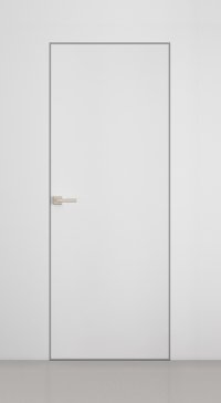 Дверь прихованого монтажа ТМ Папа Карло серія iDoors модель Prime-AL(С) INSIDE алюміній чорний