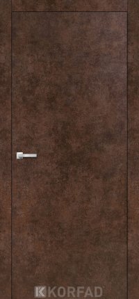 Mежкомнатные двери ТМ KORFAD коллекция LOFT PLATO модель LP-01 алюминиевая кромка