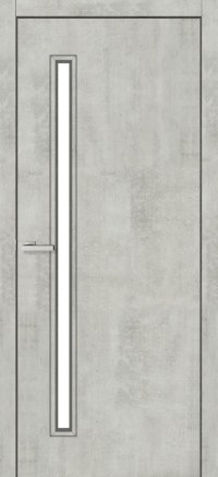 Межкомнатные двери ТМ MSDoors коллекция SIMPLE модель Takoma ПВХ стекло сатин