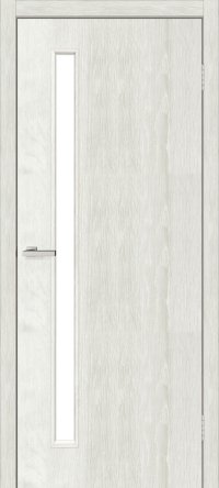 Межкомнатные двери ТМ MSDoors коллекция SIMPLE модель Takoma ПВХ стекло сатин
