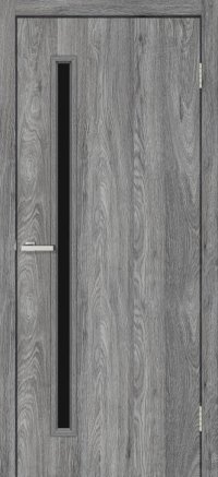 Межкомнатные двери ТМ MSDoors коллекция SIMPLE модель Takoma ПВХ стекло черное