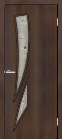 Межкомнатные двери ТМ MSDoors коллекция SIMPLE модель Colorado ПВХ стекло сатин