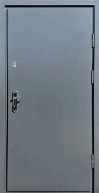 Двері ТМ Redfort серія ОПТИМА ПЛЮС модель Метал/метал RAL 7024