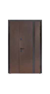 Двери ТМ Булат серия ТЕРМО HOUSE модель 710/265 1200 Венге темный/венге темный