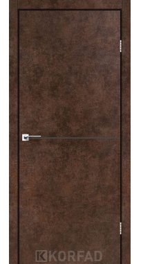 Mежкомнатные двери ТМ KORFAD коллекция DECO LOFT PLATO модель DLP-01 обычная кромка