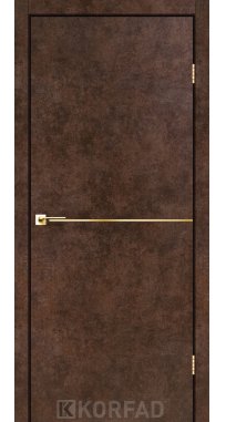 Mежкомнатные двери ТМ KORFAD коллекция DECO LOFT PLATO модель DLP-01 обычная кромка