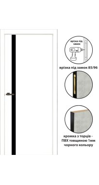 Mежкомнатные двери ТМ ОМИС коллекция FLAT модель FLAT 02