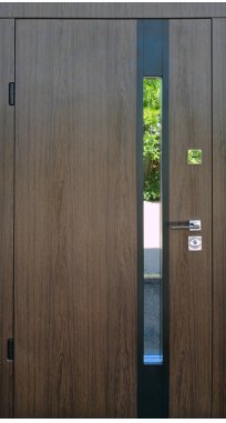 Входная дверь ТМ Страж серия BEREZ Proof модель Smart Street PF Rio-S Дуб 23P-5