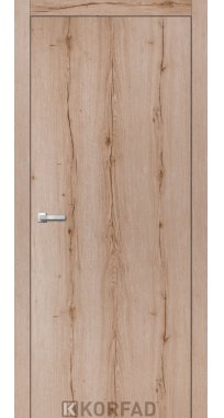 Mіжкімнатні двері ТМ KORFAD колекція WOOD PLATO модель WP-01 алюмінієва кромка