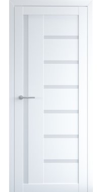 Межкомнатные двери ТМ LUXDOORS коллекция МЕГАПОЛИС модель Мадрид стекло сатин
