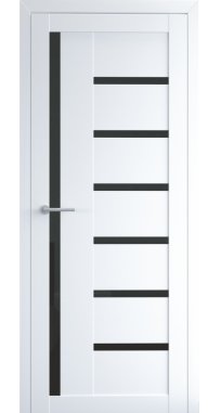 Межкомнатные двери ТМ LUXDOORS коллекция МЕГАПОЛИС модель Мадрид стекло черное
