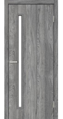 Межкомнатные двери ТМ MSDoors коллекция SIMPLE модель Takoma ПВХ стекло сатин