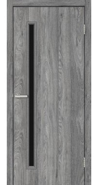 Межкомнатные двери ТМ MSDoors коллекция SIMPLE модель Takoma ПВХ стекло черное