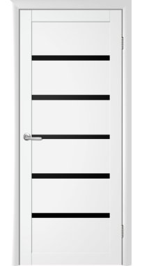 Межкомнатные двери ТМ LUXDOORS коллекция МЕГАПОЛИС модель Вена стекло черное