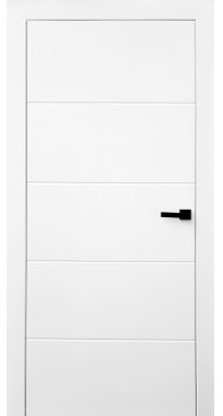 Mежкомнатные двери TM ESTET DOORS модель МК Горизонталь Белая эмаль