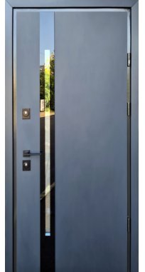 Вхідні двері ТМ СТРАЖ серія PROOF модель Slim S Антрацит