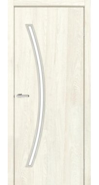 Межкомнатные двери ТМ MSDoors коллекция SIMPLE модель Ostin Экошпон стекло сатин