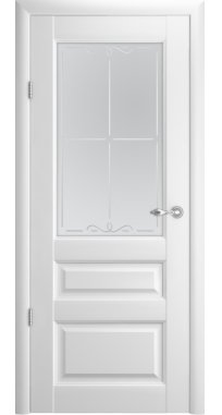 Межкомнатные двери ТМ LUXDOORS коллекция ГАЛЕРЕЯ модель Лувр-2 стекло сатин