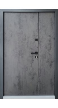 Входная дверь FORT-М серия ЛЮКС модель Вега Металл 7024/оксид темный