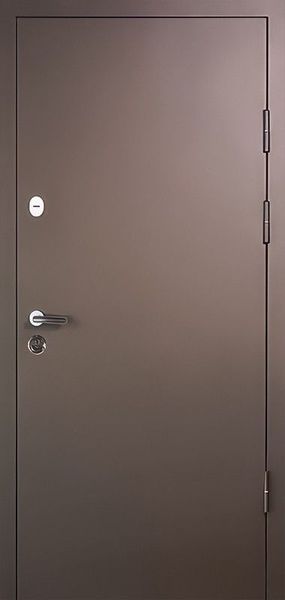 Вхідні двері Магда Метал/121 Тип-4 Коричневі - Вуличні 02380 фото